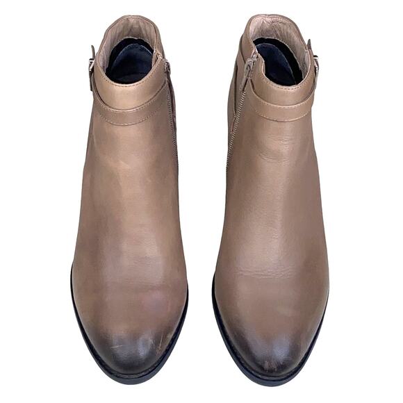 Vionic Women’s Upton Brown Leather Side Zip Ankle Bootie Size US 10 - Picture 4 of 11